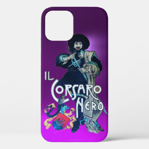 Funda Para iPhone 12 EL CORSARIO NEGRO morado