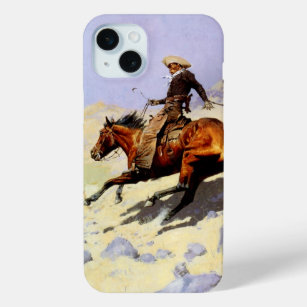 Funda Para iPhone 15 Mini El Cowboy de Remington, militar de caballería de é