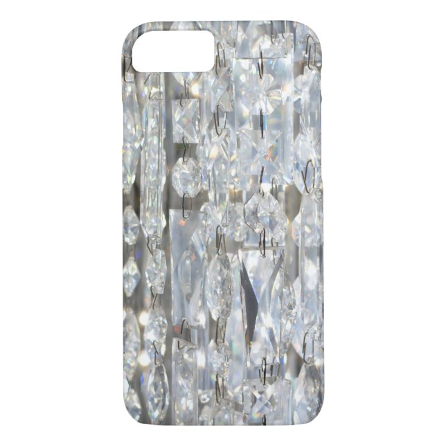 Funda De Case-Mate Para iPhone El cristal Purpurinoso de Glitzy (Reverso)