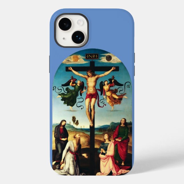 Funda De Case-Mate Para iPhone El Cristo crucificado con la Virgen María (Reverso )