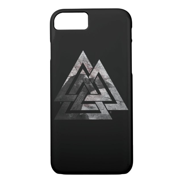 Funda De Case-Mate Para iPhone El cuervo de Odin (Reverso)