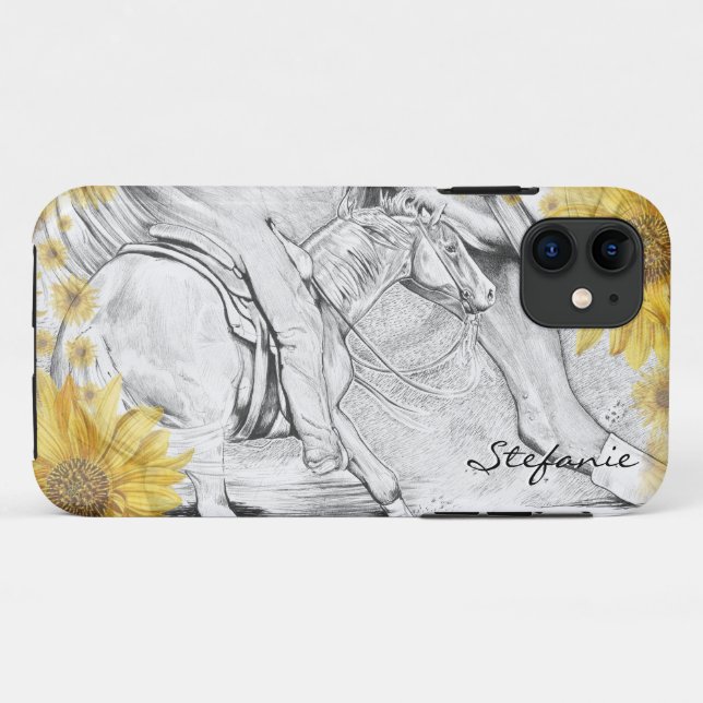 Funda De Case-Mate Para iPhone El Cutter (Sunflowers III (Reverso (horizontal))