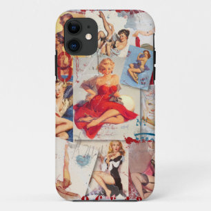 Funda Para iPhone 11 El © de Bitsch del kitsch: Collage del Pin-Para