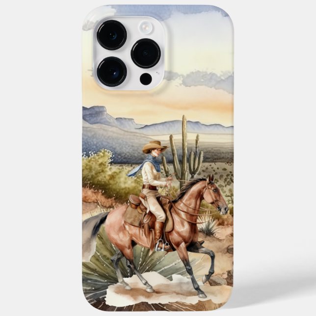 Funda De Case-Mate Para iPhone el desierto de los amantes de la vaquera (Reverso)