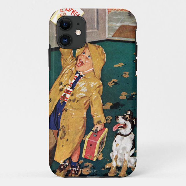 Funda De Case-Mate Para iPhone El día de madre feliz (Reverso)