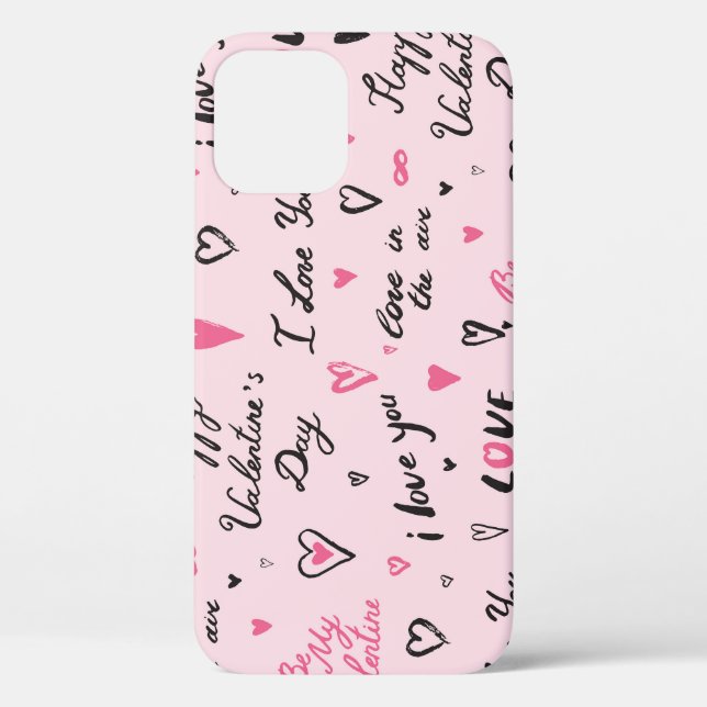 Funda De Case-Mate Para iPhone El día de San Valentín: Antecedentes de 'Te Amo'. (Reverso )