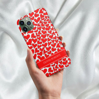 Funda Para iPhone 14 De Case-Mate El día de San Valentín caprichoso de los corazones