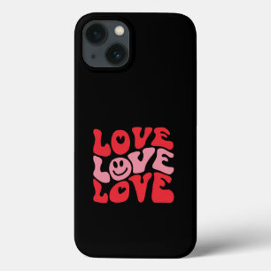 Funda Para iPhone 13 El día de San Valentín de amor Groovy Funny Holida