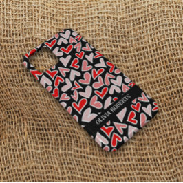 Funda Para iPhone 14 De Case-Mate El día de San Valentín elegante de corazones rojos