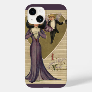 Funda Para iPhone 14 De Case-Mate El día de San Valentín victoriano de época, dama d