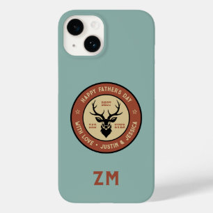Funda Para iPhone 14 De Case-Mate El Día del Padre, el logo de la caza de venados de
