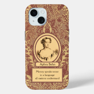 Funda Para iPhone 15 El dinero de Aphra Behn