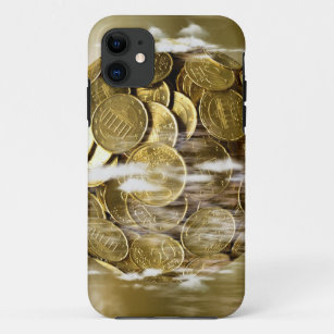 Funda Para iPhone 11 El dinero hace que el mundo gire, el dinero es oro