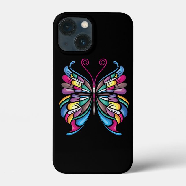 Funda De Case-Mate Para iPhone el diseño de la mariposa (Reverso )