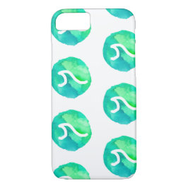 Funda Para iPhone 8/7 El diseño verde de las olas