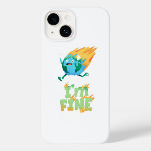 Funda Para iPhone 14 De Case-Mate El divertido cambio climático: el diseño "I m Fine