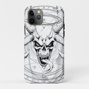 Funda Para iPhone 11 Pro El divino cráneo arcano de la muerte blanco