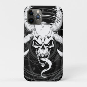 Funda Para iPhone 11 Pro El divino cráneo arcano de la muerte negro