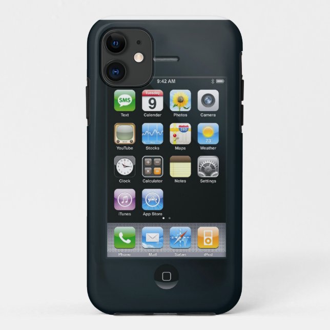 Funda De Case-Mate Para iPhone el doble echó a un lado caso (Reverso)