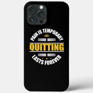 Funda Para iPhone 13 Pro Max El Dolor Es Temporal Dejar De Durar Por Siempre.