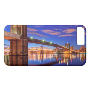 Funda Para iPhone 8 Plus/7 Plus El East River, puente de Brooklyn, Manhattan