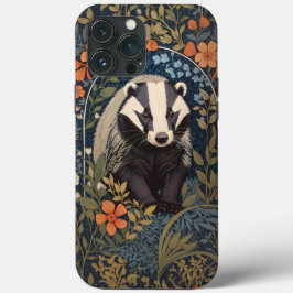 Funda Para iPhone 13 Pro Max El elegante William Morris inspiró a Badger