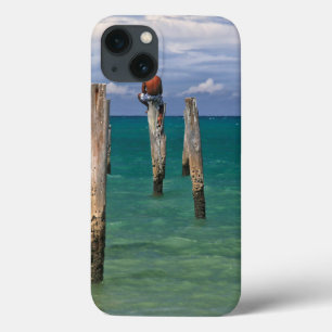 Funda Para iPhone 13 El embarcadero en la playa de Coqueiros en