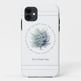 Funda Para iPhone 11 El entorno clásico salva el árbol del planeta