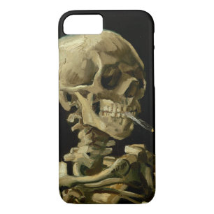 Funda Para iPhone 8/7 El esqueleto Vincent Van Gogh con un cigarrillo en