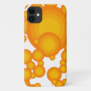 Funda Para iPhone 11 El estilo de los años 70 del Naranja