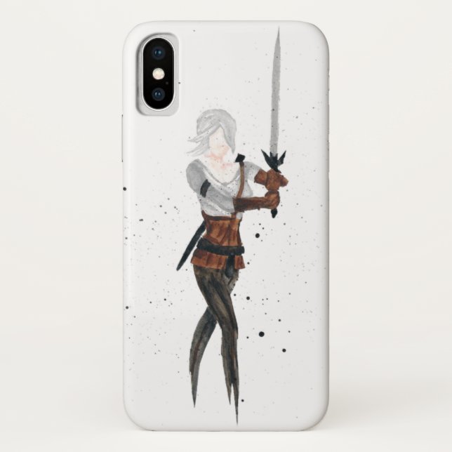 Funda De Case-Mate Para iPhone El estuche de teléfono de Witcher Ciri (Reverso)