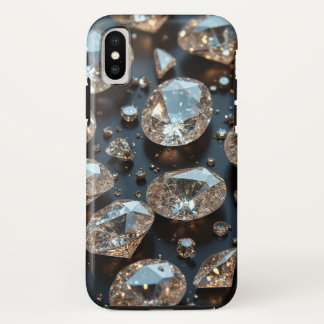 Funda Para iPhone X El estuche Diamond iPhone se ve como un verdadero