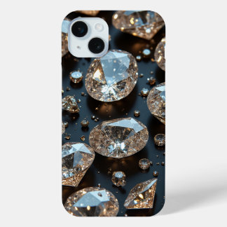 Funda Para iPhone 15 Mini El estuche Diamond iPhone se ve como un verdadero 