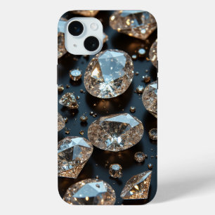 Funda Para iPhone 15 Mini El estuche Diamond iPhone se ve como un verdadero 