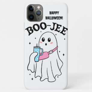Funda Para iPhone 11 Pro Max ¡El fantasma de Boo-jee dice Feliz Halloween!