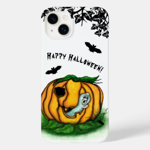 Funda Para iPhone 14 Plus De Case-Mate El Fantasma de Halloween, Murciélago, Fantasma y A