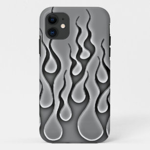 Funda Para iPhone 11 El fantasma gris flamea la caja del teléfono