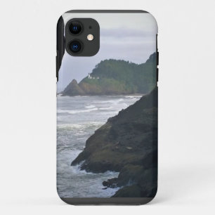 Funda Para iPhone 11 El faro de cabeza de Heceta y los leones marinos, 