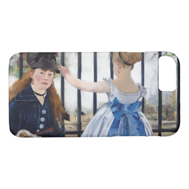 Funda De Case-Mate Para iPhone El ferrocarril, Edouard Manet (Reverso (horizontal))