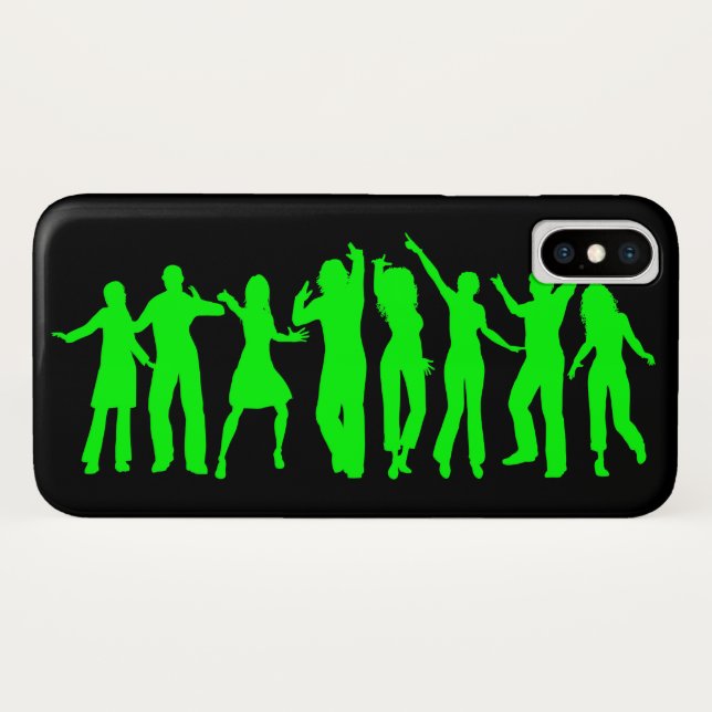 Funda De Case-Mate Para iPhone El Fiesta verde (Reverso (horizontal))