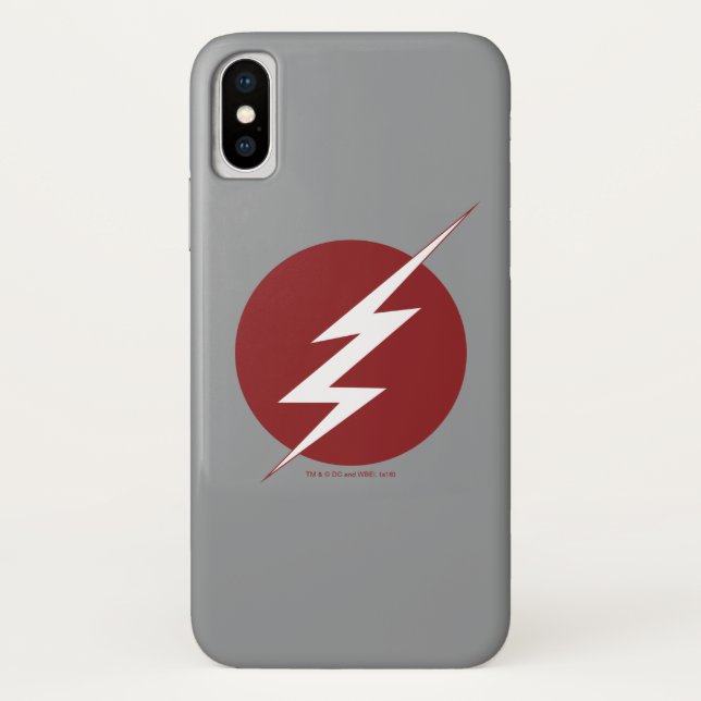 Funda De Case-Mate Para iPhone El Flash | Logo de Lightning Bolt (Reverso)