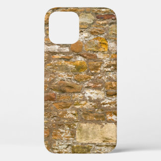 Funda Para iPhone 12 El fondo y la pared de piedra de textura. Alta res