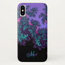 El fractal verde azulado de la lavanda personalizó