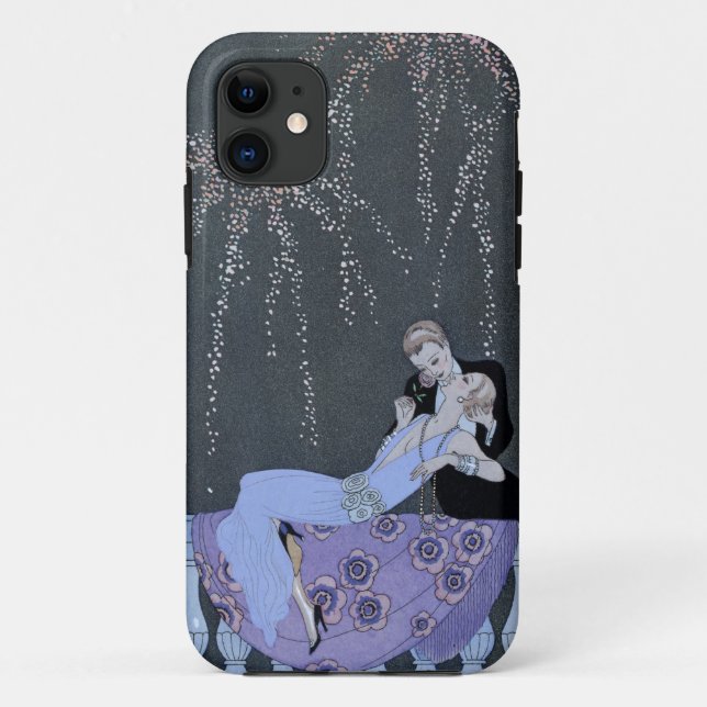 Funda De Case-Mate Para iPhone El fuego, ilustracion para los "Fetes Galantes" (Reverso)