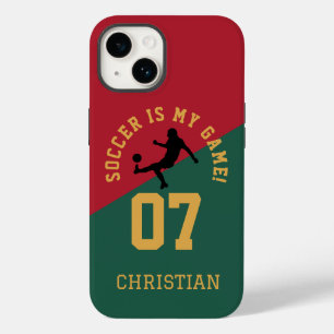 Funda Para iPhone 14 De Case-Mate El fútbol es mi juego   Equipo deportivo inspirado