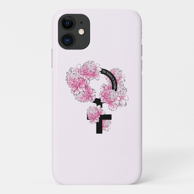 Funda De Case-Mate Para iPhone El futuro es femenino (Reverso)
