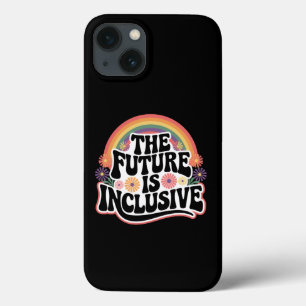 Funda Para iPhone 13 El Futuro es Inclusivo Bandera Arcoíris LGBTQ Gay 