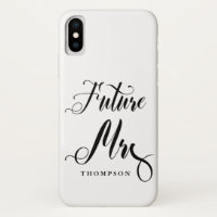 El futuro simple Sra. Script Calligraphy Bride ser