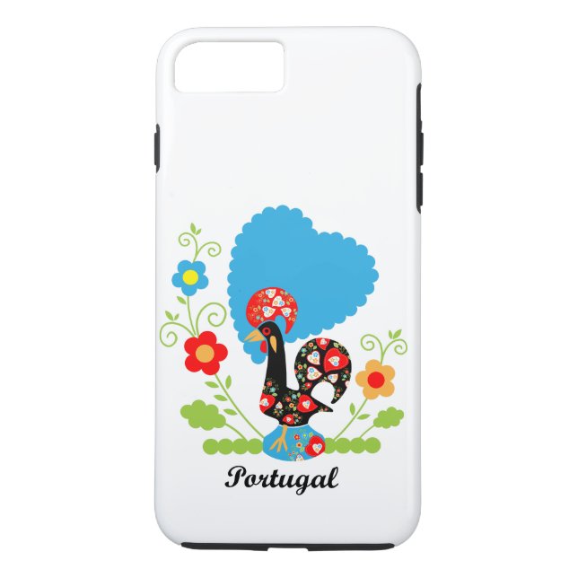 Funda De Case-Mate Para iPhone El gallo portugués (Reverso)