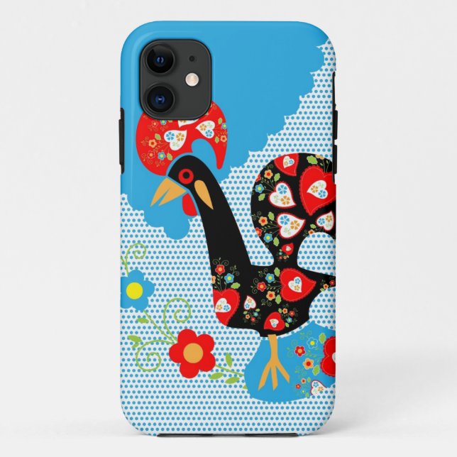 Funda De Case-Mate Para iPhone El gallo portugués de Barcelos (Reverso)